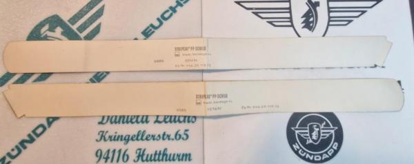 Original Bentlage Zündapp Tank Sicke ZD 25 & 50 TS - RESTBESTAND ! NOS